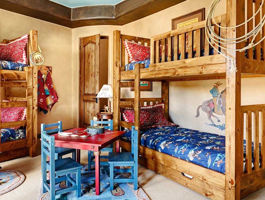 Hand Painted Bunk Room