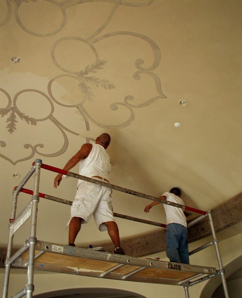Painting Living Room Dome Ceiling