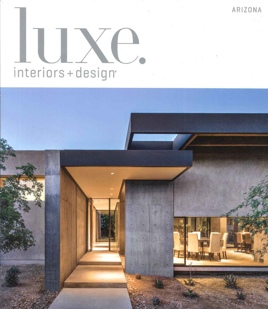 luxe. interiors + design - Sept/Oct 2016; Silverleaf in Scottsdale